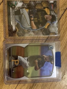 2023 Bowman Paul Skenes Chrome Refractor 1st #BDC-14 Pirates Bowman Best Paul Sk - Bild 1 von 10