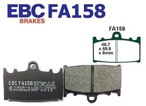 EBC Pastiglie Freno Ceppi FA158 Davanti per Suzuki Gsxr 750 Y/K1/K2/K3 00-03 - Foto 1 di 3