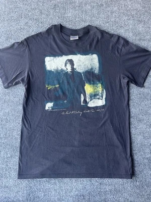 Vintage 1989 Paul McCartney World Tour Shirt Brockum Adult L Black Double Sided - Image 1 of 4