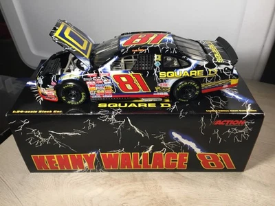 Raro 1:24 Kenny Wallace #81 Square D Lightening 1998 DieCast NASCAR 1 de 2000 Foto 1 de 4