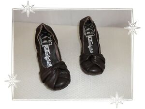 C -  Magnifiques Chaussures Escarpins Compensés Marron Xti Pointure 37