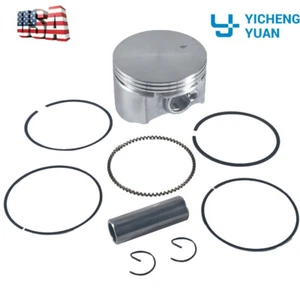 68mm Flat Top Piston Kit STD Bore For 196cc Chinese Clone & Honda GX160 GX200 - Picture 1 of 8