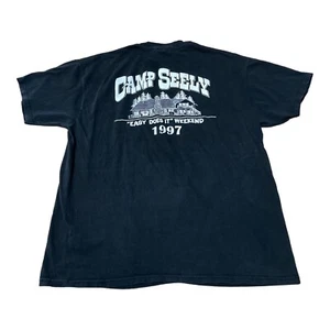 Camp Seely Crestline CA Children's Camp Shirt 90s XL Vintage 1997 - Picture 1 of 5