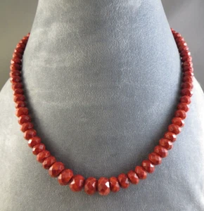 Jay King DTR Desert Rose Trading Sterling Silver Red Coral Strand Necklace #218 - Picture 1 of 19