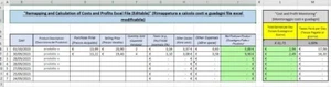 File excel mappatura spese e costi calcolo budget casa o attività "modificabile" - Foto 1 di 4