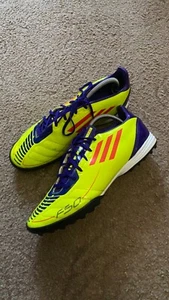 2011 Adidas Tunit F50 F10 Yellow purple TF IC 11 US Predator Total 90 indoor AG - Picture 1 of 14