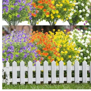 Versatile 20-Piece Faux Flower Bundle - UV Resistant for Indoor and Outdoor Use - Picture 1 of 9
