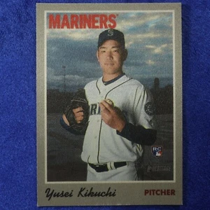 2019 Topps Heritage #21: Yusei Kikuchi (RC) [Clothe] (INS-33) - Picture 1 of 1