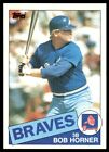 1985 Topps Bob Horner Atlanta Braves #410