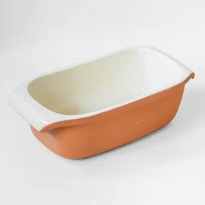 TerraStone Brotbackform 33 x 15 x10 cm mit weißer Innenglasur - Bild 1 von 2