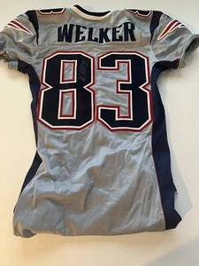 Wes Welker 2007 Autographed Game Used Worn New England Patriots Jersey BAS - Picture 1 of 7