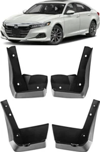 Genuine Front & Rear Splash Guards Mud Flaps Fender For 2023-2024 Honda Accord - Picture 1 of 5