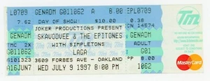 Skavoovee & The Epitones Concert Ticket Club Laga Pittsburgh, PA 1997 - Picture 1 of 2