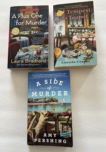 NEW SERIES 3 Cozy Mysteries PB Each First in New Series - Picture 1 of 1