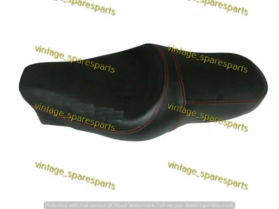 Neuf Faux Cuir Selle Siège Pour Enfield Interceptor & Continental Gt 650 - Photo 1/4