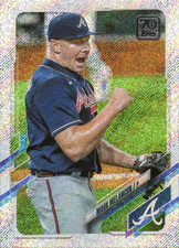 2021 Topps Mark Melancon #574 Atlanta Braves Foilboard Walmart 393/790 Series 2