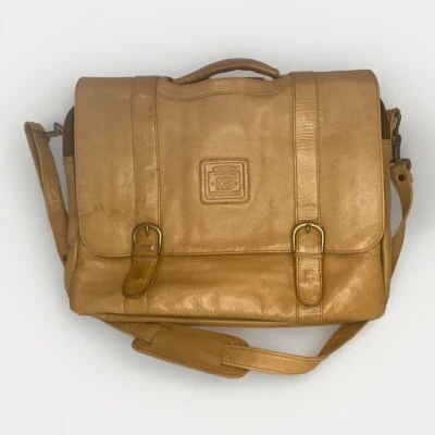 Geoffrey Beene GB Bolso Mensajero de Cuero Suave para Laptop Maletín de Viaje Foto 1 de 4