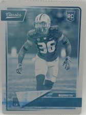 AZEEM VICTOR 2018 Panini Classics PRINTING PLATE SP #1/1 Raiders Washington of