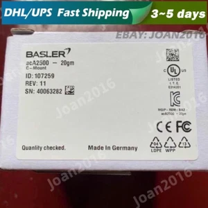 Cámaras industriales BASLER acA2500-20gm nuevas 1 pieza - Imagen 1 de 2