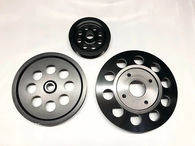 JDM black CRANK PULLEY KIT for NISSAN SKYLINE RB25 - image 1 of 2