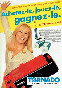 publicité Advertising 0423  1981   Tornado    aspirateur  jeu concours - Imagen 1 de 1