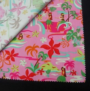Vintage Fabric Samples Hawaiian and Jungle Themes - Picture 1 of 10