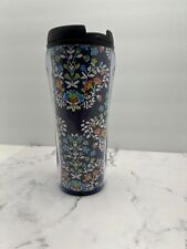 Vera Bradley Travel Coffee Mug Tall Tumbler Chandelier Floral design