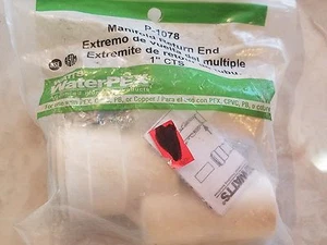 Watts WaterPEX P-1078 1" CTS Manifold Return End, FREE SHIPPING NEW - Picture 1 of 4