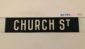 Church Street - Manchester Leinen Bus Route Ziel Blind 12/68 30" - Bild 1 von 12