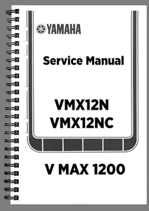 YAMAHA V MAX 1200 WORKSHOP MANUAL REPAIR INSTRUCTIONS ON PAPER ENGLISH - Picture 1 of 3