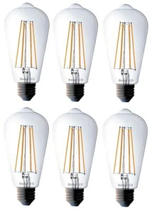 Bioluz LED Vintage Edison LED Bulb, Dimmable 7W ST64 Antique LED Bulb Squirre... - Picture 1 of 5
