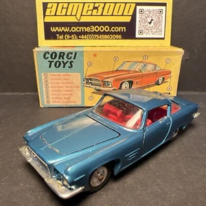 1963-69 Corgi Toys - 241 CHRYSLER GHIA L.6.4 - Blue - Original Box - Picture 1 of 20