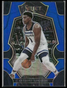 2022-23 Panini Select Blue Prizms Anthony Edwards #146 Timberwolves - Bild 1 von 2