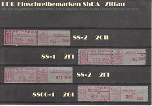 DDR R-Zettel SbPA Einschreibemarken Zittau 8800 88 postfrisch ** LOT - Bild 1 von 1