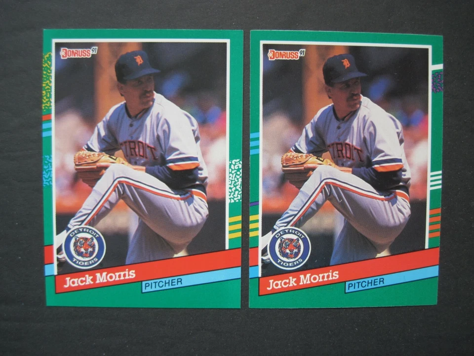 TIGERS ERROR CARDS Border & Text Variations Your Pick of Singles 1991 Donruss - Image 1 of 1