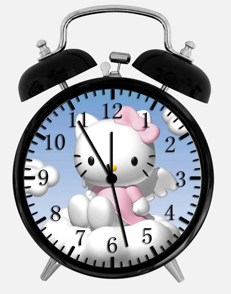 Hello Kitty Alarm Desk Clock 3.75" Home or Office Decor W173 Nice For Gift - Image 1 of 1