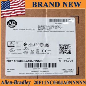 NEW 20F11NC030JA0NNNNN PowerFlex Air Cooled 753 AC Drive - Picture 1 of 2