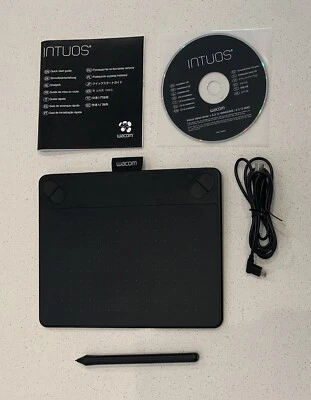 Wacom Intuos CTH-490 Digital Drawing Tablet w/ Stylus Pen & Cable - Image 1 of 4