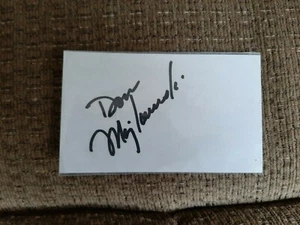 Don Majkowski Autographed  Index Card - Bild 1 von 1