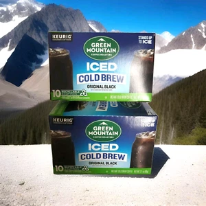 2pkGreen Mountain Coffee Roasters Iced Cold Brew Original Black K-Cups, 20 Count - Picture 1 of 10