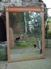 LARGE ANTIQUE WALL / MANTLE MIRROR 
