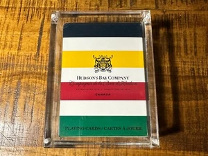 Nuevo HUDSON'S BAY COMPANY RAYAS HERENCIA CARTAS con estuche de quilates - Imagen 1 de 8