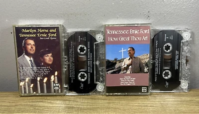 Tennessee Ernie Ford Cassette Tape Lot - How Great Thou Art, Best Loved Hymns - - Image 1 of 3