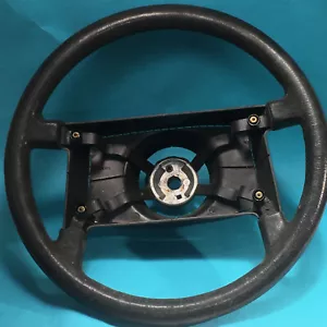 VOLVO 240 242 244 245 260 STEERING WHEEL 1975-1989 1228873 1 228 873 BLACK 1988 - Foto 1 di 15