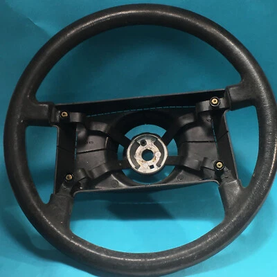 VOLVO 240 242 244 245 260 STEERING WHEEL 1975-1989 1228873 1 228 873 BLACK 1988 - Image 1 of 4