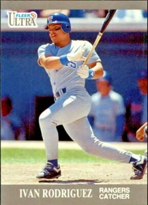 1991 Ultra Update #U58 Ivan Rodriguez Texas Rangers ROOKIE CARD - Bild 1 von 2