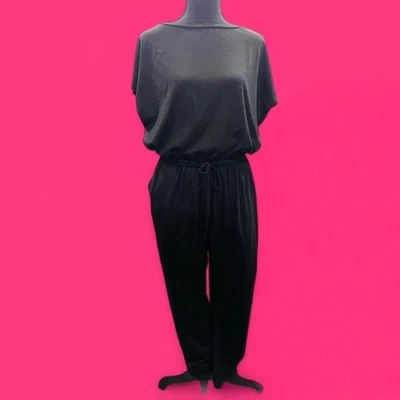 Mono tejido jersey negro liso talla XL Foto 1 de 4