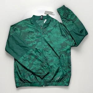 Neu mit Etikett Adidas Trainingsjacke Herren Gr. L DQ1429 gewebt grün Camouflage Streetwear Mesh - Bild 1 von 7