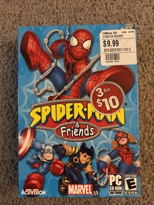 Spider-Man & Friends PC CD-ROM 2005 Marvel Rare Brand New Sealed Small Box - Image 1 of 4