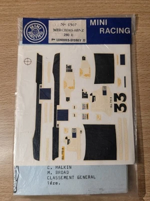 1/43 Mini Racing (0507) - Transkit Mercedes-Benz 280E #33 - Londres-Sydney 1977 - Photo 1/2